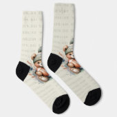 かわいいカスタムクマ ソックス (右)