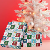 かわいいカスタムクリスマス体操ガールズ ラッピングペーパー