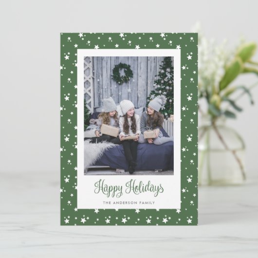 かわいいカスタムグリーンスターズ写真 シーズンカード (スタンド正面)