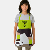 かわいいカスタムサッカー選手あなたの名前番号色 エプロン (インサイチュ)