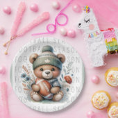 かわいいカスタムサッカー ペーパープレート (パーティー)