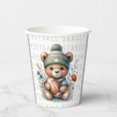 かわいいカスタムサッカー 紙コップ (正面)