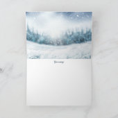 かわいいカスタムズウルフザスノーカー空白のド シーズンカード (内部)