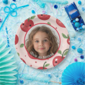 かわいいカスタムバリーの写真と名前紙プレート ペーパープレート (パーティー)