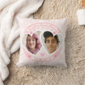 かわいいカスタムバレンタイン写真 クッション (ブランケット)
