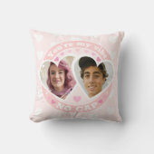 かわいいカスタムバレンタイン写真 クッション (正面)