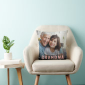 かわいいカスタムフォトキープサケおばあちゃん クッション (椅子)