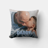 かわいいカスタムフォトキープサケDADDYギフト クッション (正面)