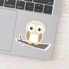かわいいカスタムフクロウのカットビニール シール
