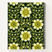 かわいいカスタムフラワーノートブック ノートブック (裏面)