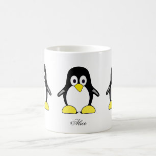 かわいいカスタムペンギン コーヒーマグカップ