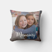 かわいいカスタムモーミー2枚フォトキープサケ クッション (正面)
