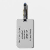 かわいいカスタムラゲッジタグ ラゲッジタグ (裏面縦)