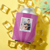 かわいいカスタムレトロ40歳の誕生日パーソナライズされた写真 缶クーラー