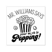 かわいいカスタム先生パーソナライズされたギフト セルフインキングスタンプ (デザイン)