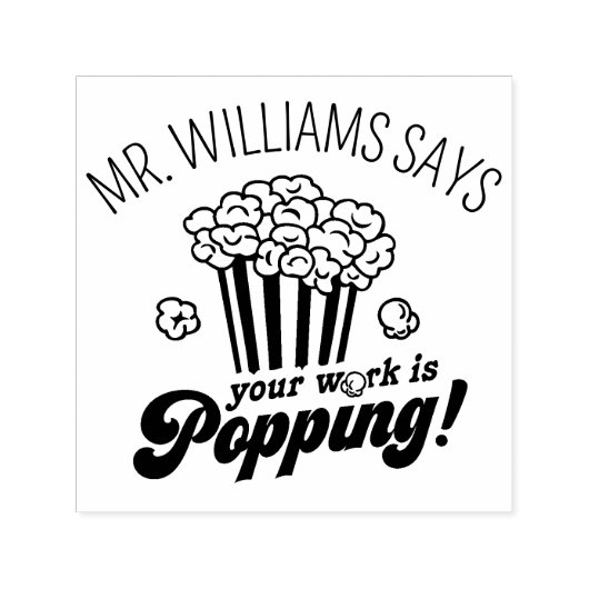 かわいいカスタム先生パーソナライズされたギフト セルフインキングスタンプ (デザイン)