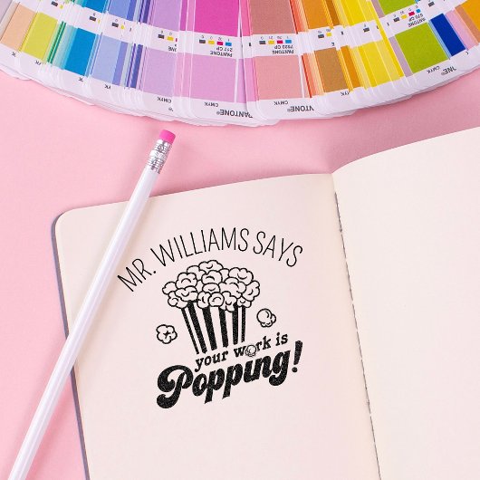 かわいいカスタム先生パーソナライズされたギフト ラバースタンプ