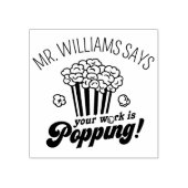 かわいいカスタム先生パーソナライズされたギフト ラバースタンプ (インプリント)