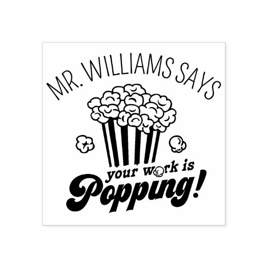 かわいいカスタム先生パーソナライズされたギフト ラバースタンプ (インプリント)