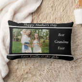 かわいいカスタム写真おばあちゃんギフト装飾用クッションクラシー ランバークッション (ブランケット)