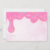 かわいいカスタム写真2枚 招待状 (裏面)