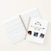 かわいいカスタム家族の写真雑誌 ノートブック (内部)