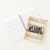 かわいいカスタム家族の写真雑誌 ノートブック (内部)