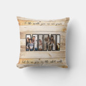 かわいいカスタム家族の写真 クッション (正面)