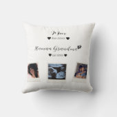 かわいいカスタム家族の写真 クッション (裏面)