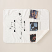 かわいいカスタム家族の写真 シェルパブランケット (正面(横))