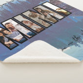 かわいいカスタム家族の写真 シェルパブランケット (3/4)