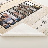 かわいいカスタム家族の写真 シェルパブランケット (3/4)