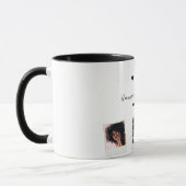 かわいいカスタム家族の写真 マグカップ (左)