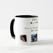 かわいいカスタム家族の写真 マグカップ (正面左)