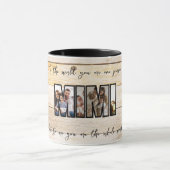 かわいいカスタム家族の写真 マグカップ (中央)