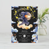 かわいいカスタム忍者誕生日 招待状 (スタンド正面)