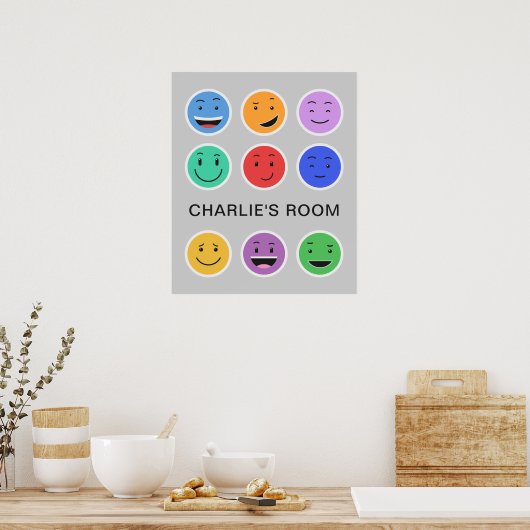 かわいいカスタム文字ポスター ポスター (キッチン)