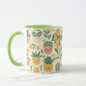 かわいいカスタム植物をテーマにしたマグカップ子供へ マグカップ (左)
