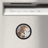 かわいいカスタム犬ペットの写真名 マグネット (インサイチュ (食洗機))