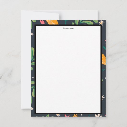 かわいいカスタム私の血液型はコーヒーおもしろい (裏面)