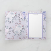 かわいいカスタム私の血液型はコーヒー カード (内部)