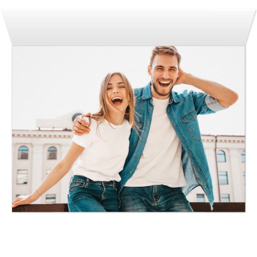 かわいいカスタム赤いハート文字写真バレンタインデー (内部横(下))