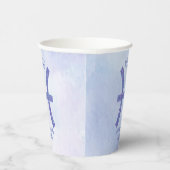 かわいいカスタム魚座サイン紫の誕生日パーティー 紙コップ (右)