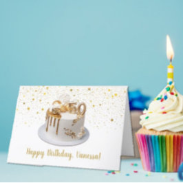 かわいいカスタム50th誕生日カード カード
