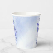 かわいいカスタム《星座》乙女座パープルアストロロジーバースデーパーティー 紙コップ (左)