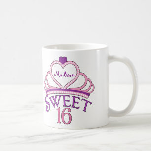 かわいいカスタムSweet sixteen コーヒーマグカップ