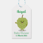 かわいいカスタードアップルチェリモーヤ漫画 ギフトタグ (裏面)