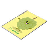 かわいいカスタードアップルチェリモーヤ漫画 ノートブック (左側)