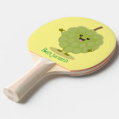 かわいいカスタードアップルチェリモーヤ漫画 卓球ラケット (正面アングル)