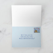 かわいいカタツムリごめんなさい誕生日 カード (内部)